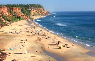 Varkala, Trivandrum , Alleppey, Cochin